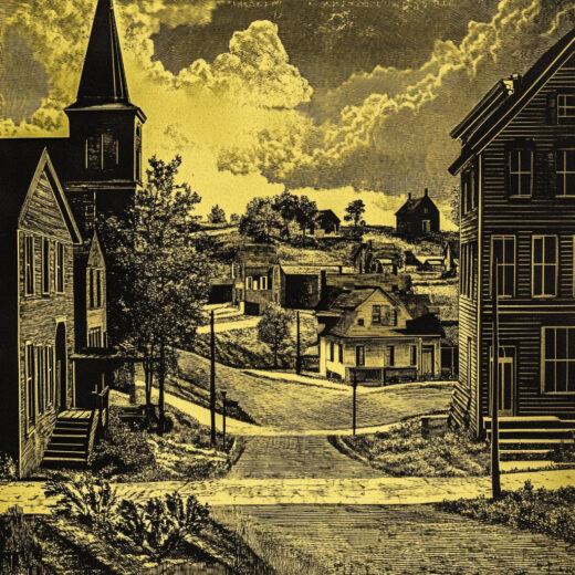 sref 507 | a town