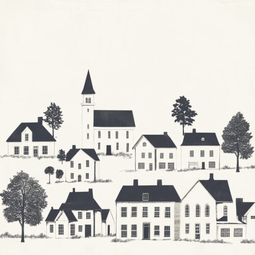 sref 516 | a town