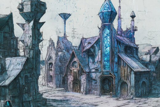 sref 521 | a town