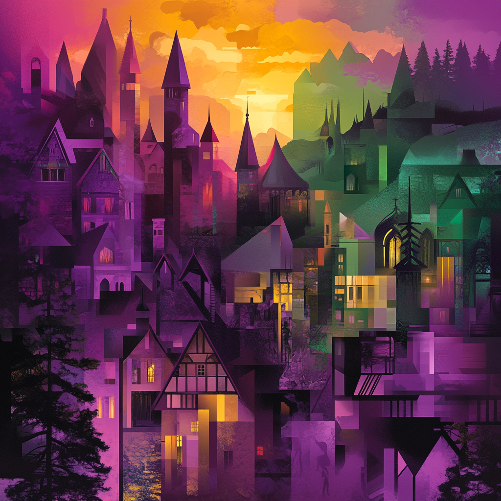 sref 530 | a town