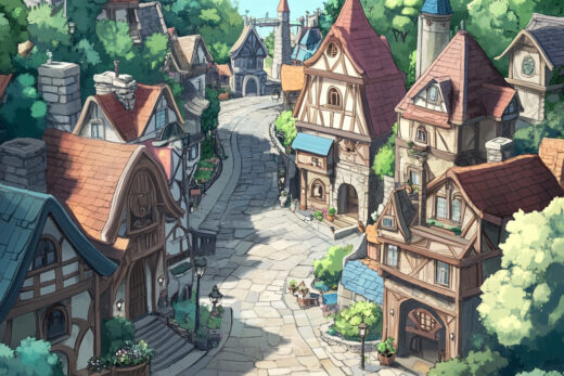 sref 535 | a town