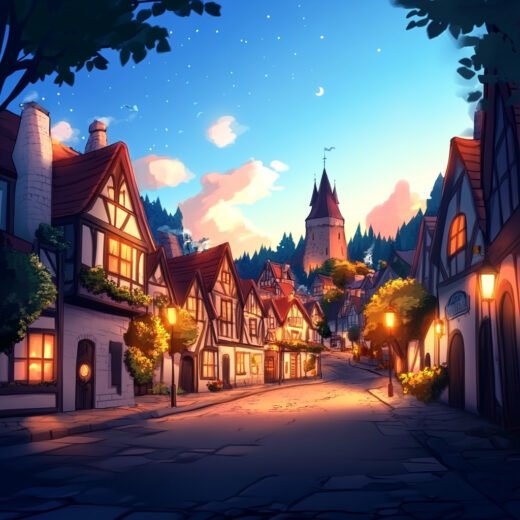 sref 537 | a town