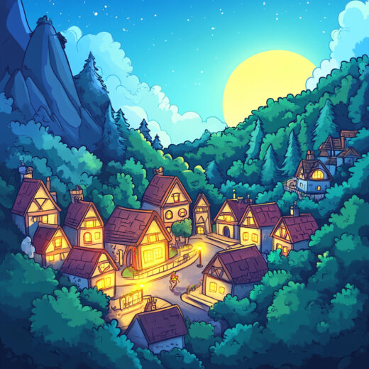sref 542 | a town