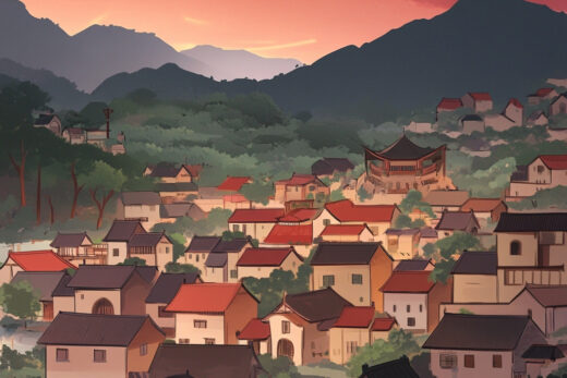 sref 550 | a town