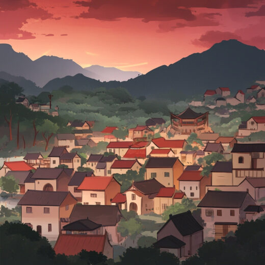 sref 550 | a town