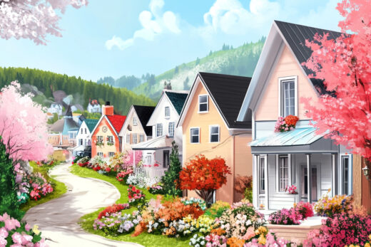 sref 554 | a town