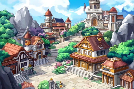 sref 559 | a town
