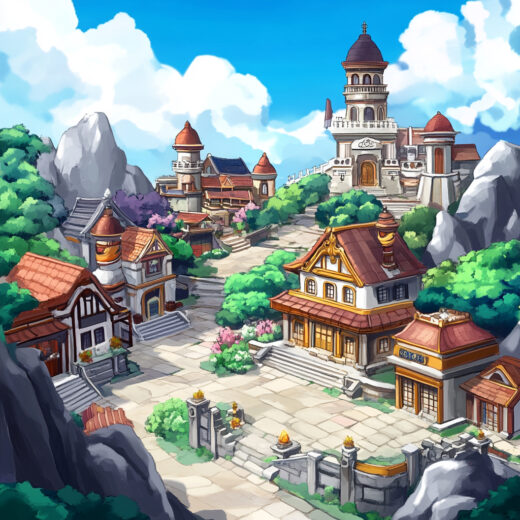 sref 559 | a town