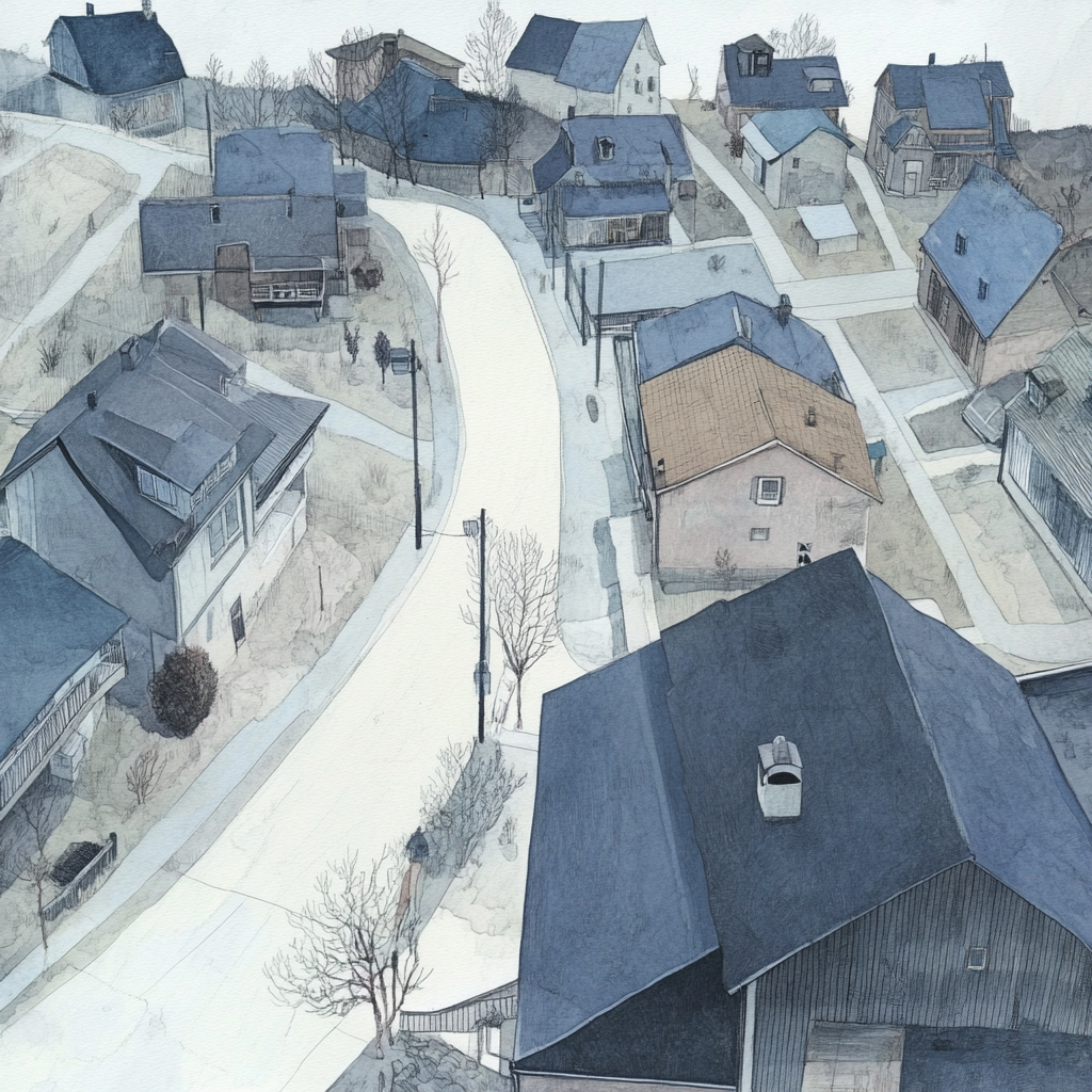 sref 566 | a town