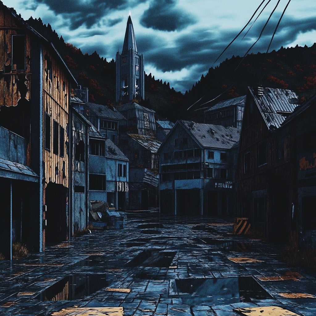 sref 571 | a town