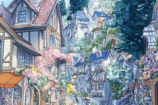 sref 573 | a town