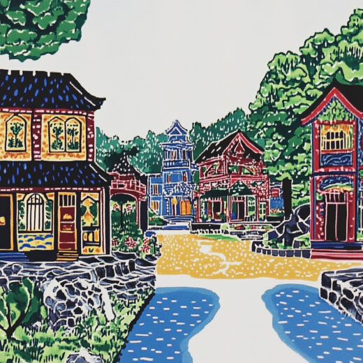 sref 581 | a town