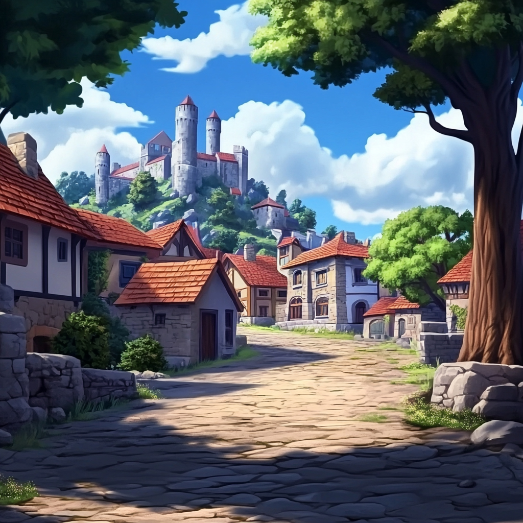 sref 585 | a town