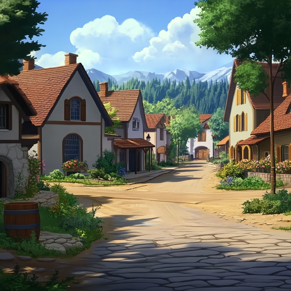 sref 58 | a town