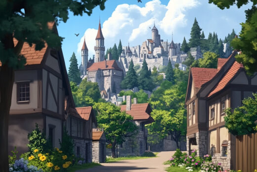 sref 58 | a town