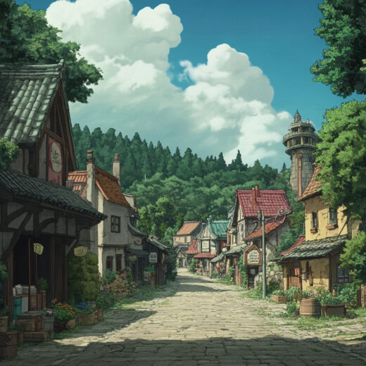 sref 593 | a town