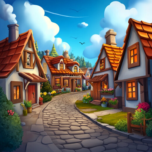 sref 596 | a town