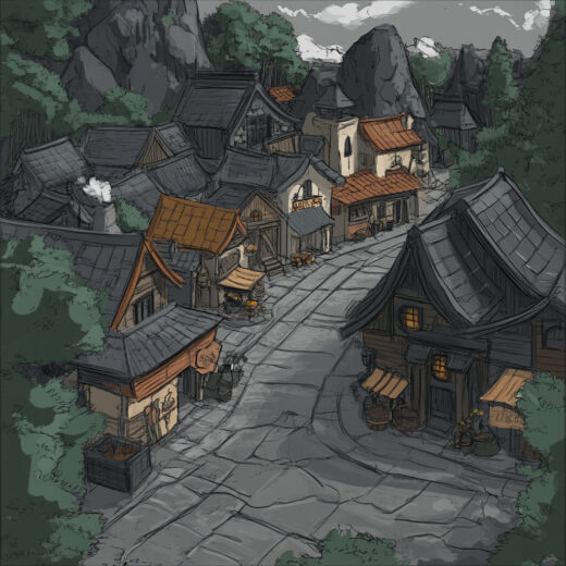 sref 5 | a town