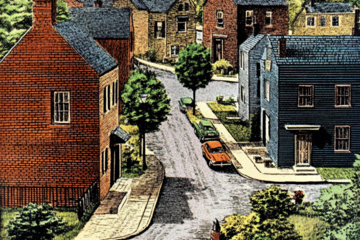 sref 602 | a town