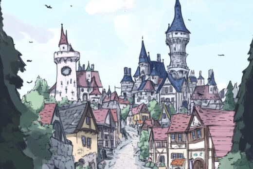 sref 603 | a town