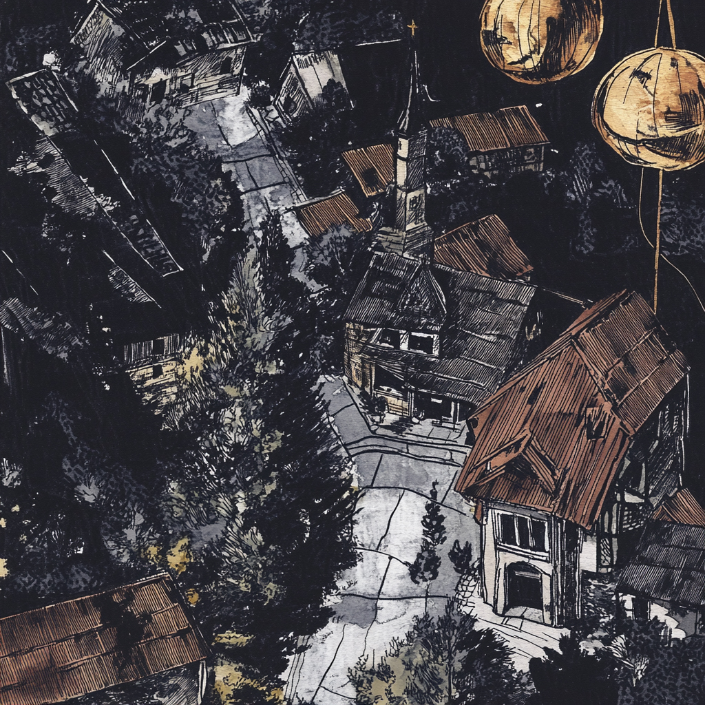 sref 604 | a town