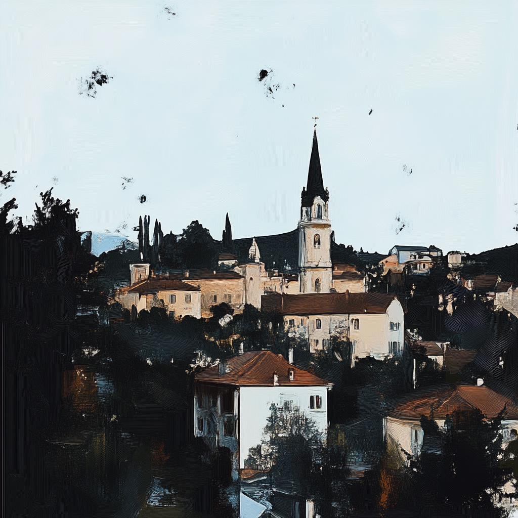 sref 614 | a town