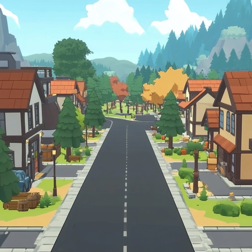 sref 619 | a town