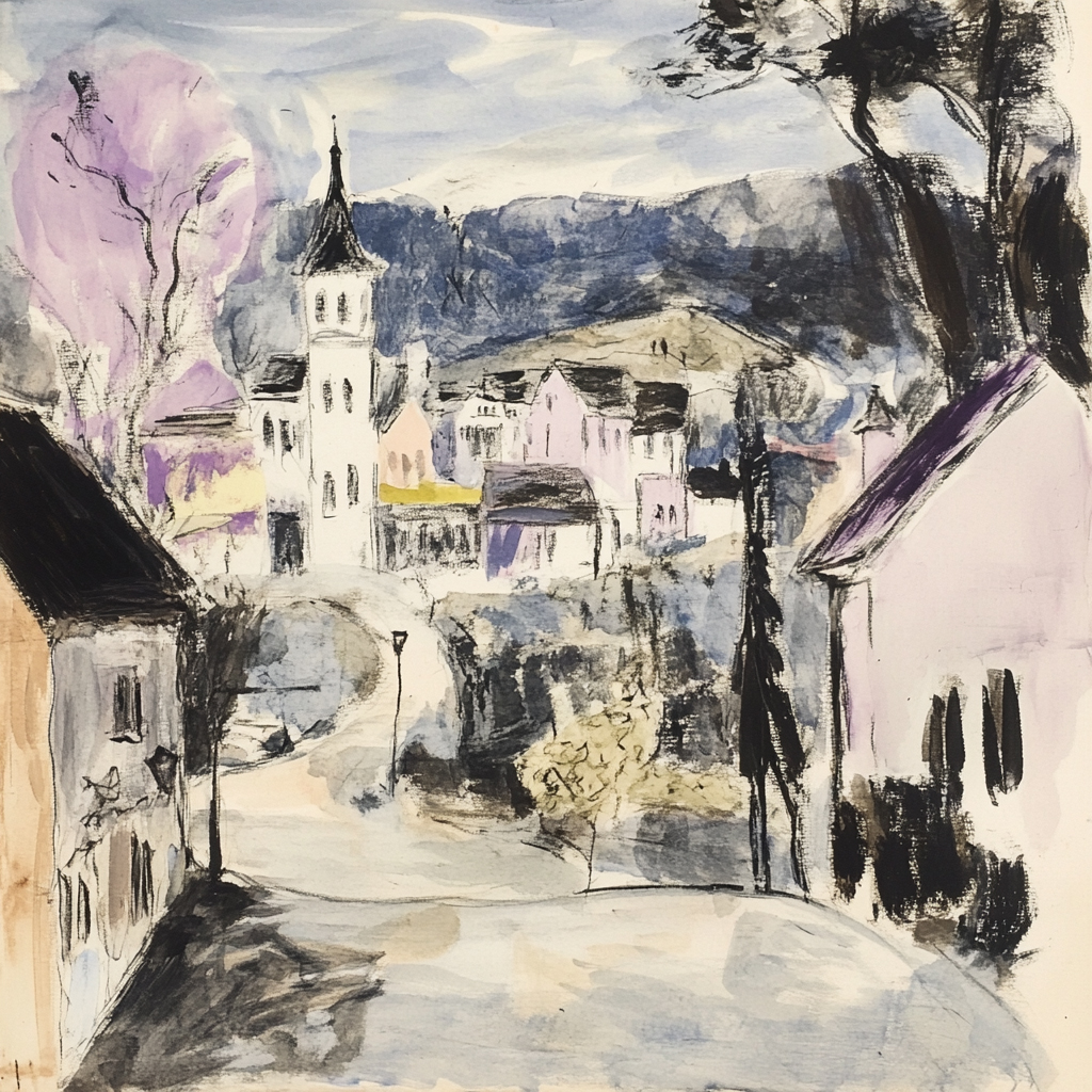 sref 61 | a town
