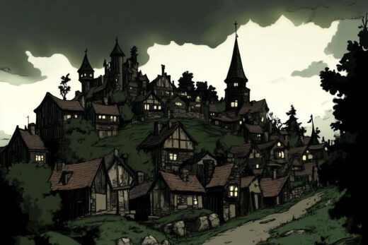sref 62 | a town