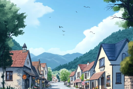 sref 637 | a town