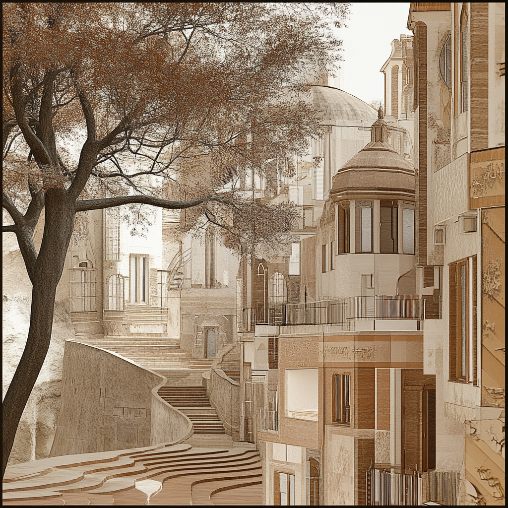sref 63 | a town