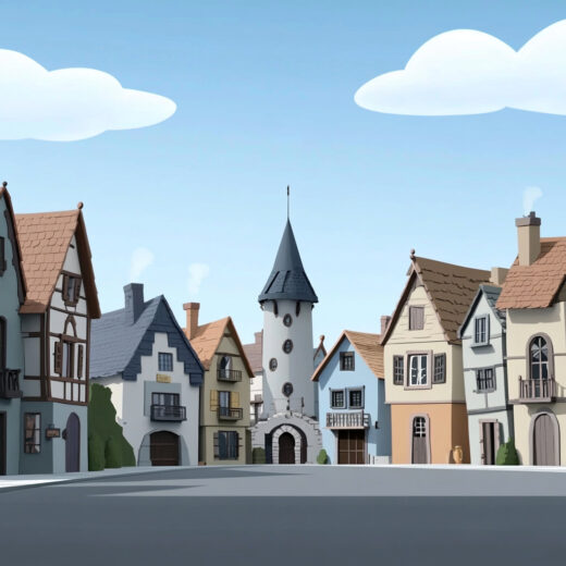 sref 641 | a town