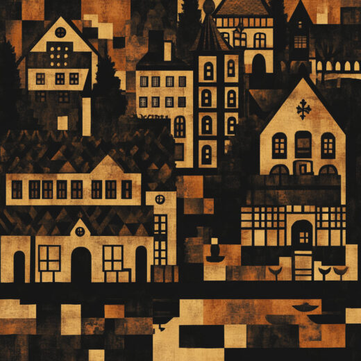 sref 647 | a town