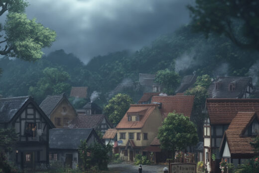sref 654 | a town