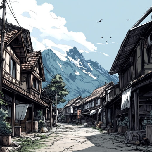sref 655 | a town