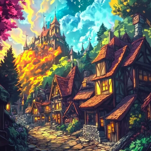 sref 659 | a town