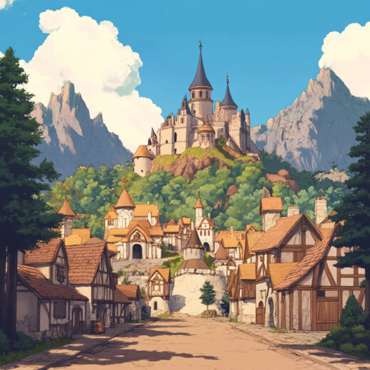 sref 662 | a town