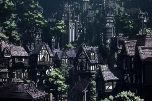 sref 669 | a town