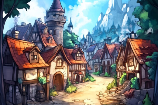 sref 66 | a town