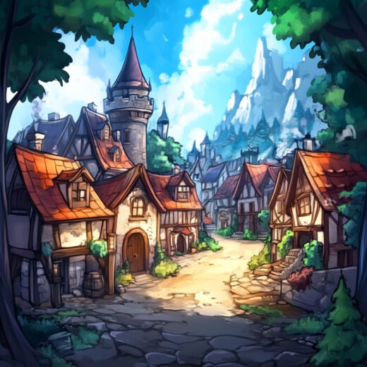 sref 66 | a town