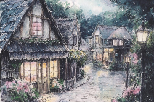 sref 672 | a town