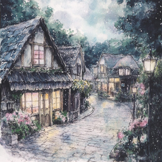 sref 672 | a town