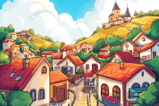 sref 674 | a town