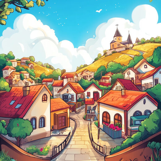 sref 674 | a town