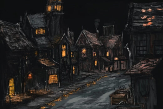 sref 678 | a town