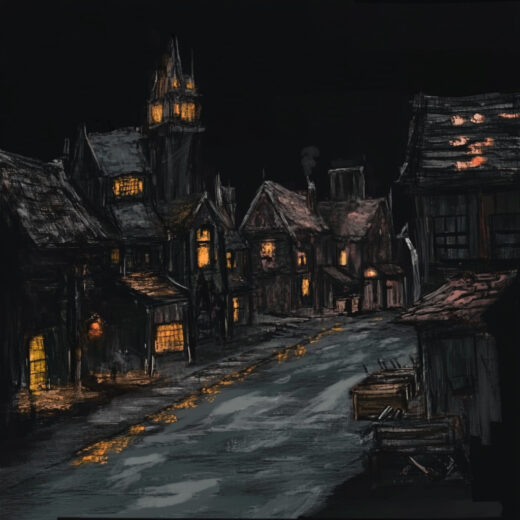 sref 678 | a town