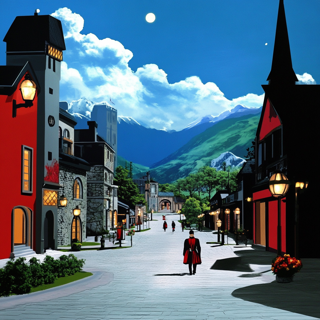 sref 67 | a town