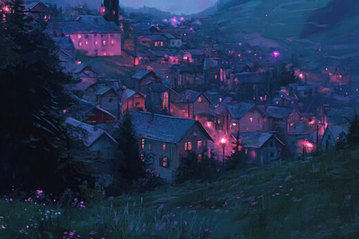 sref 693 | a town