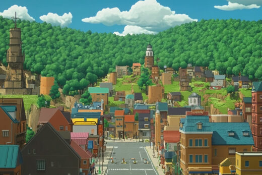 sref 699 | a town