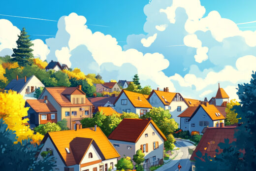 sref 69 | a town